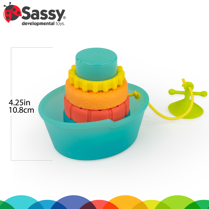 Sassy - Stackin' Ship Tub Toy