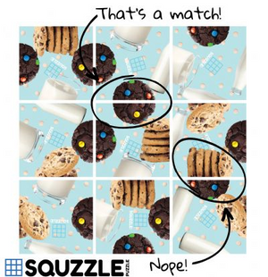 Squzzle Puzzle - Cookies & Milk