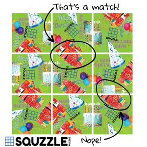 Squzzle Puzzle - Happy Birthday