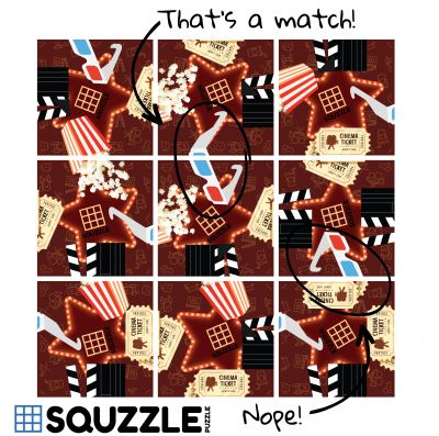 Squzzle Puzzle - Movie Time