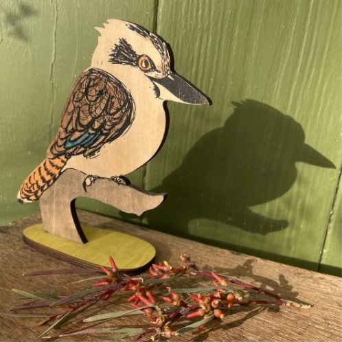 Australian Bird Ornament - Laughing Kookaburra Standing Bird