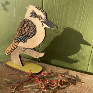 Australian Bird Ornament - Laughing Kookaburra Standing Bird