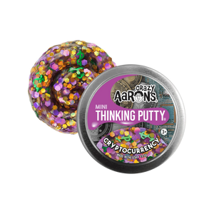 Crazy Aaron's Thinking Putty 2" Mini Star Trendsetters - Cryptocurrency