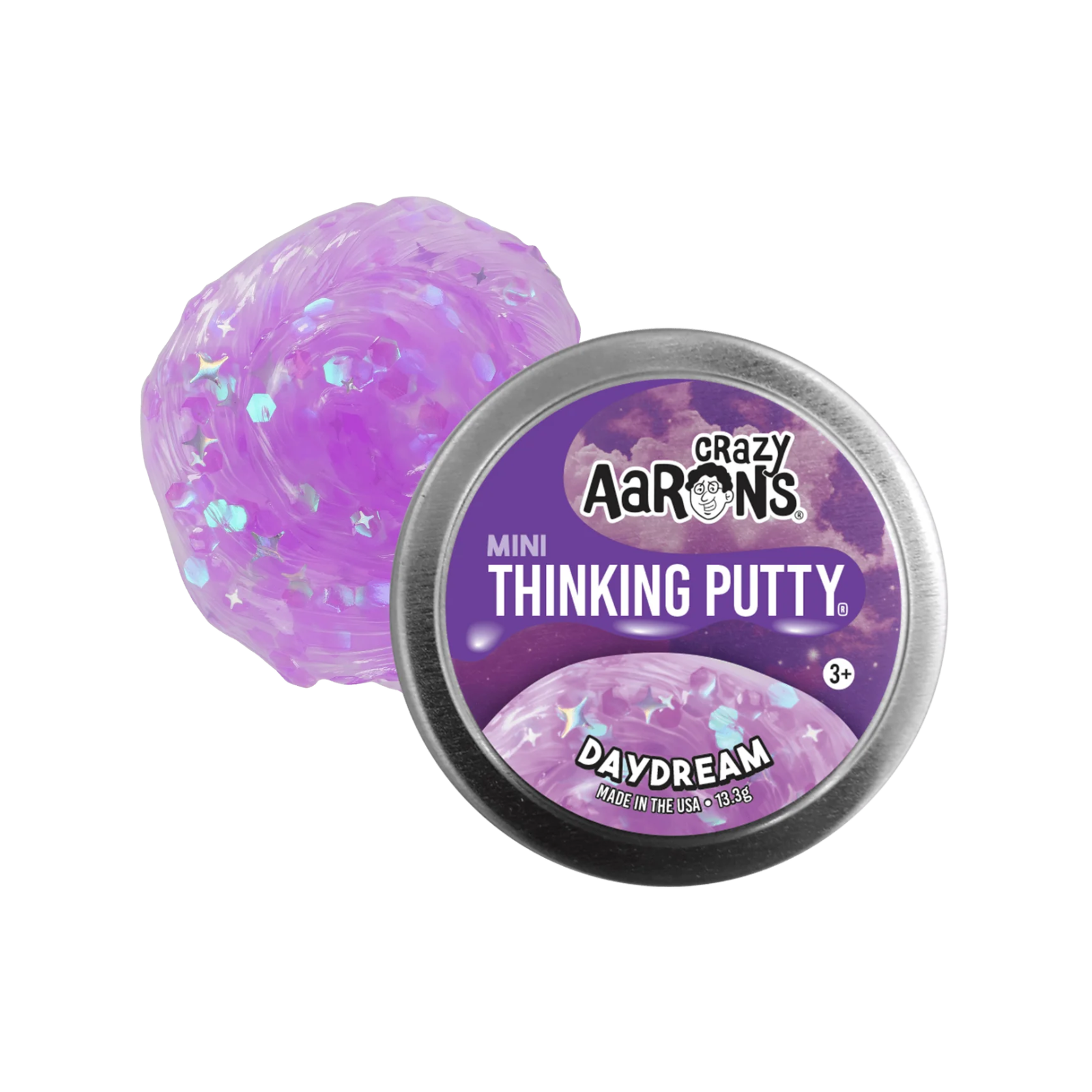 Crazy Aaron's Thinking Putty 2" Mini Star Trendsetters - Daydream