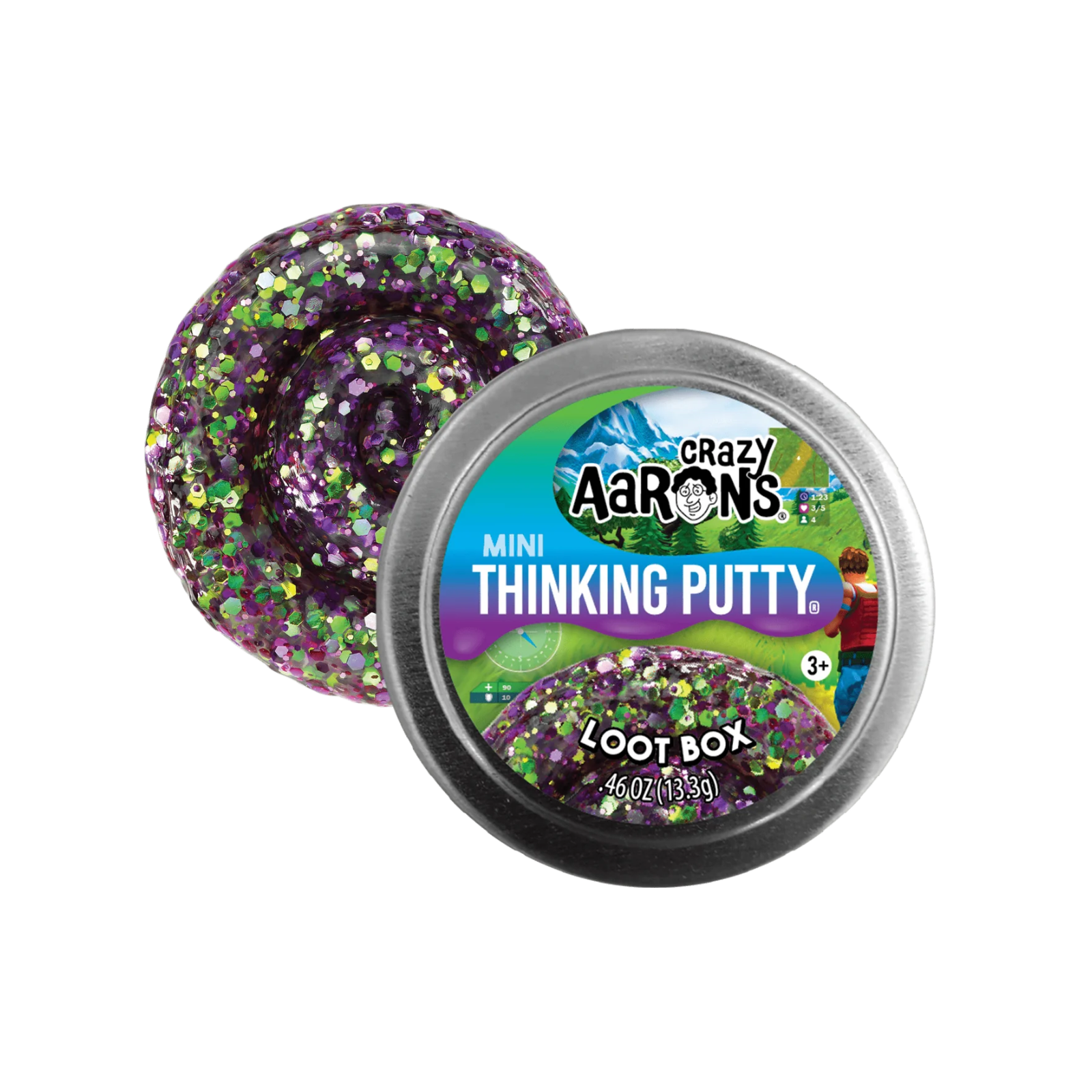 Crazy Aaron's Thinking Putty 2" Mini Star - Lootbox