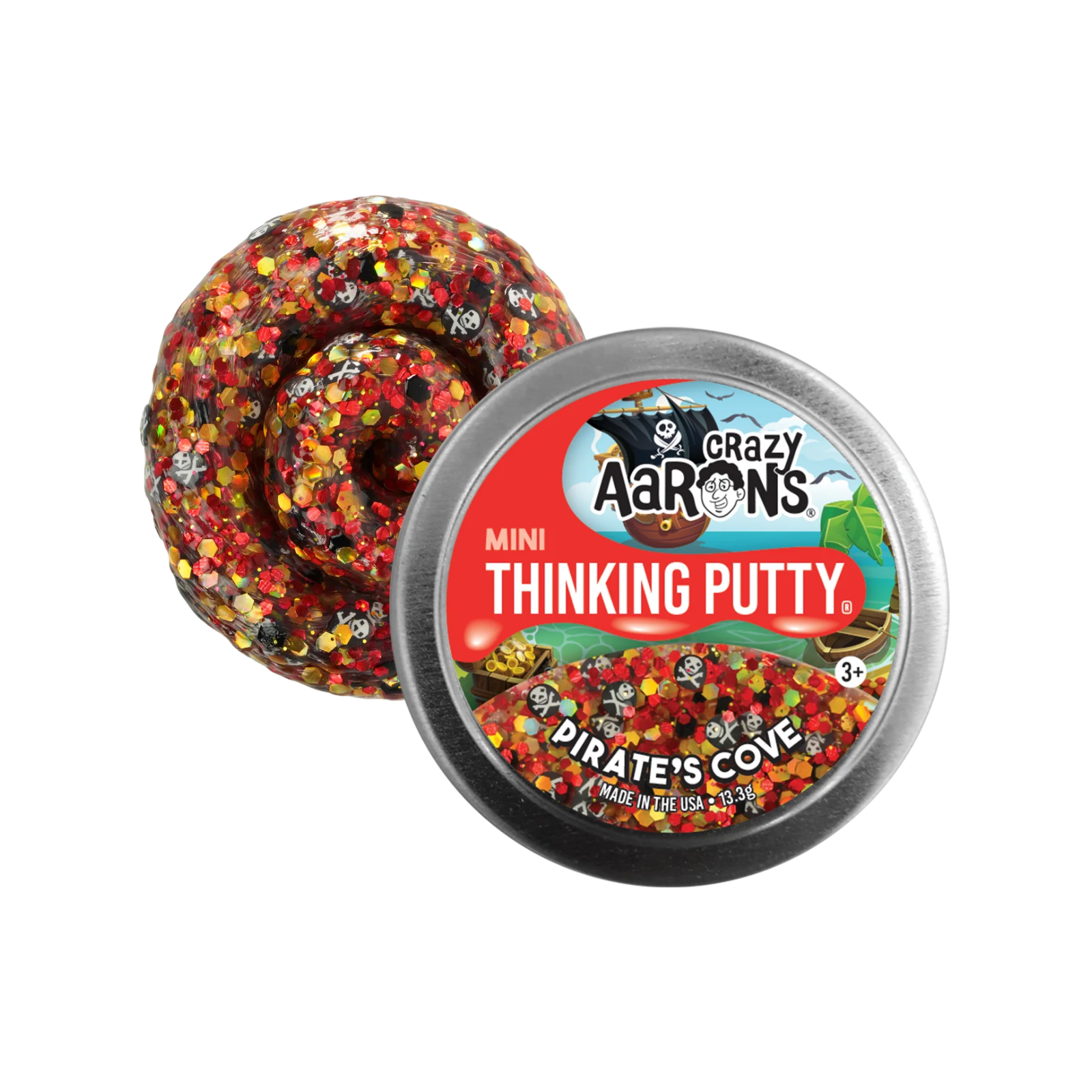 Crazy Aaron's Thinking Putty 2" Mini Star Trendsetters - Pirate's Cove