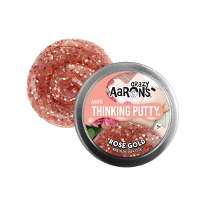 Crazy Aaron's Thinking Putty 2" Mini Star Trendsetters - Rose Gold