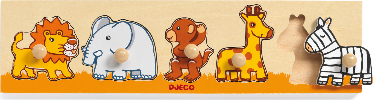 Djeco - Large Button Puzzle - Sava'n'co