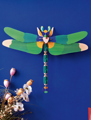 Studio Roof - Wall Art - Green Dragonfly