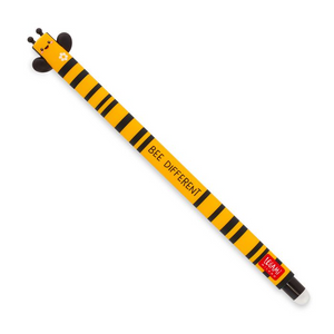 Legami - Erasable Gel Pen - Bee - Black Ink