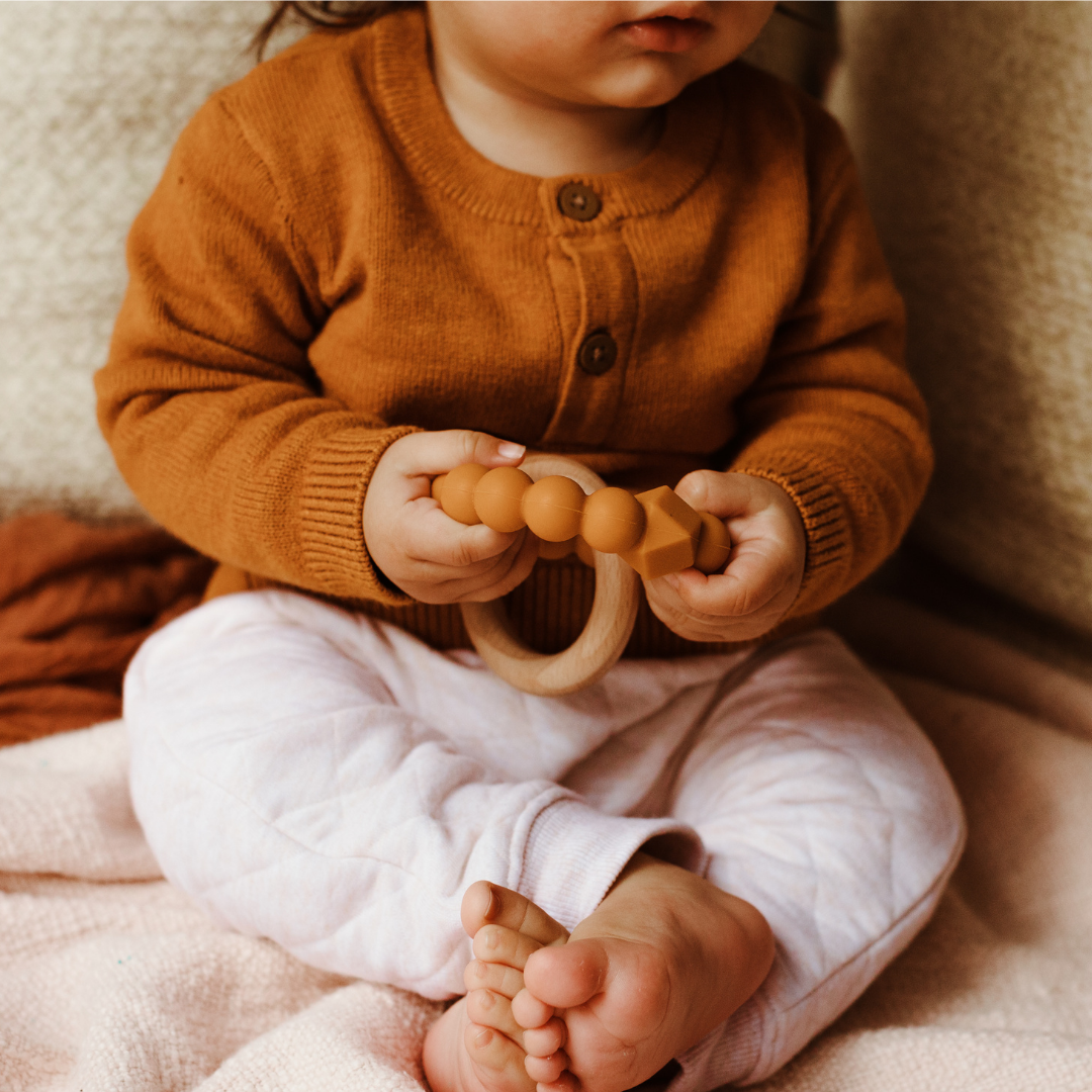 Moon Teether - Soft Blue