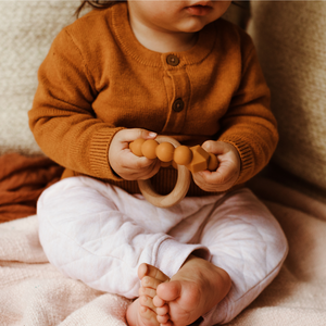 Moon Teether - Soft Blue