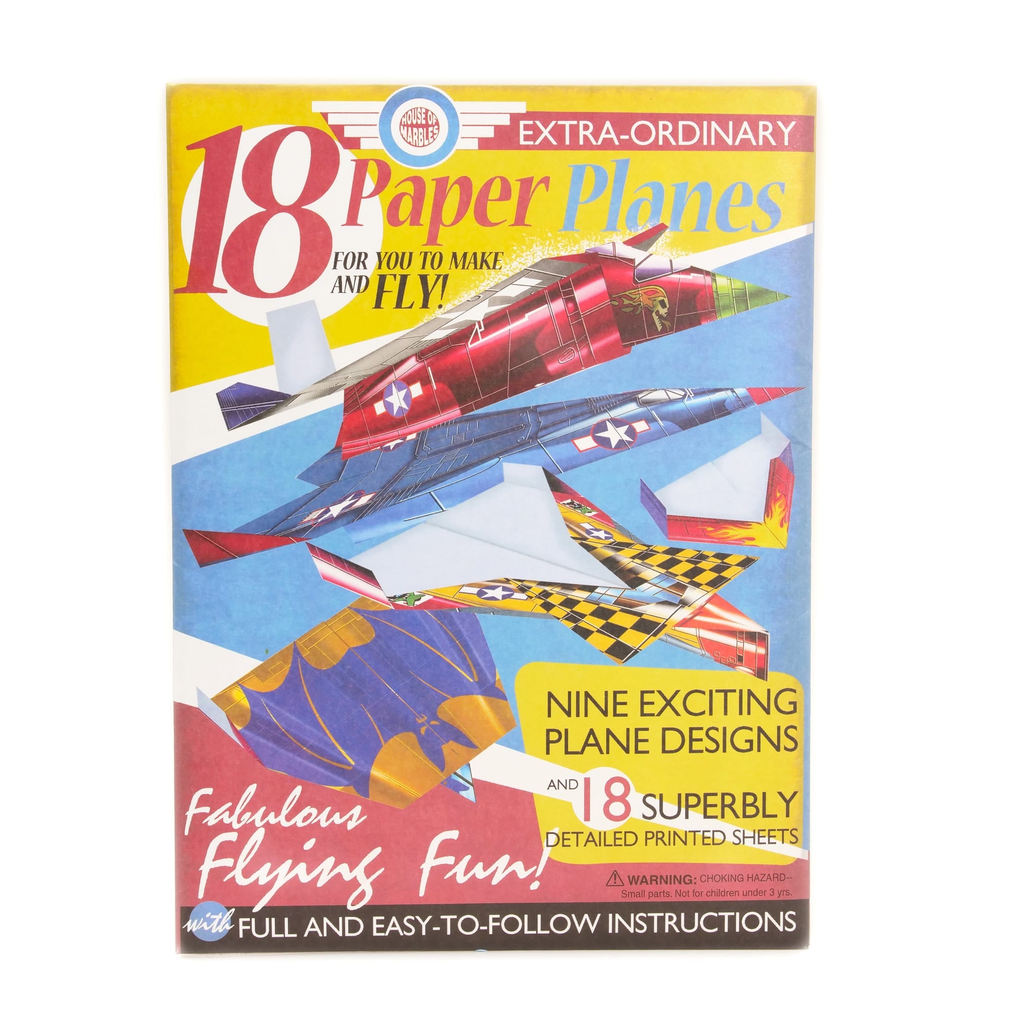 18 PAPER PLANES KIT - HOUSE OF MARBLES