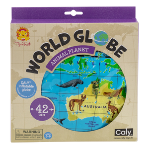 World Globe - Inflatable Animal Planet 42CM