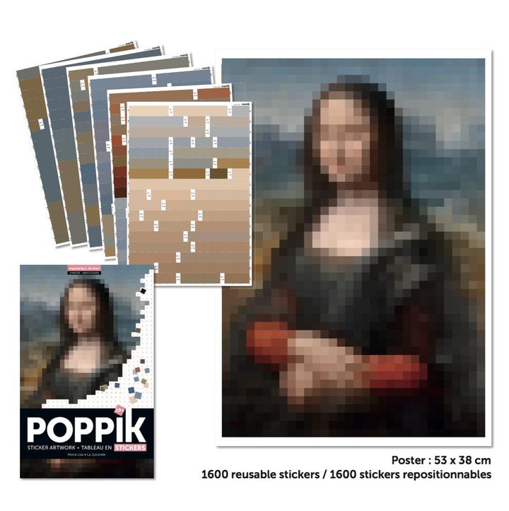 POPPIK - CREATIVE STICKERS - MONA LISA