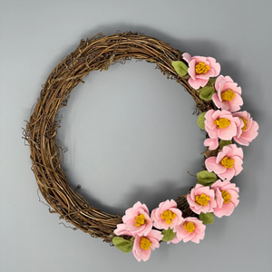 Felt Craft Kit - Cherry Blossom Wreath