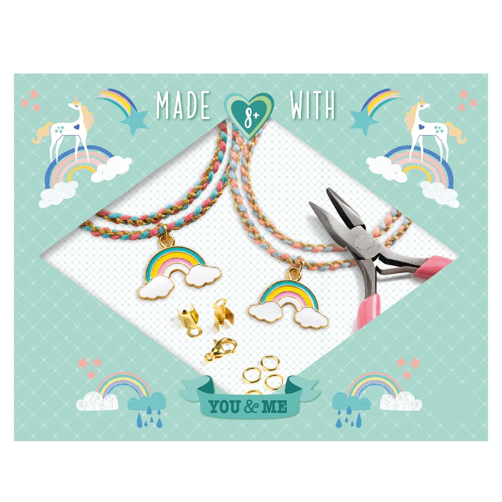 You & Me Kumihimo Beads Set - Rainbow