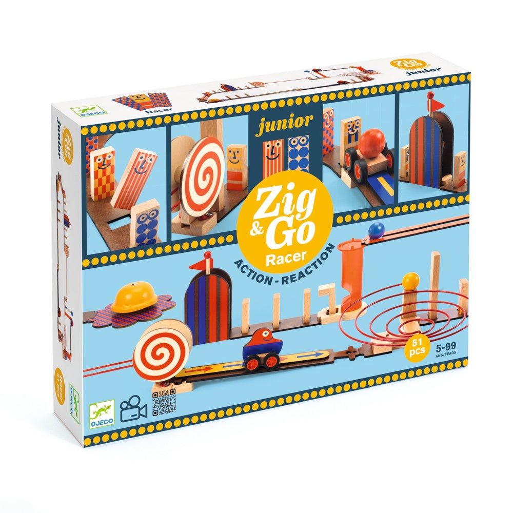 ZIG & GO JUNIOR - 51PC RACER SET