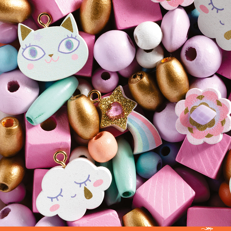 Wooden Beads - Rainbow