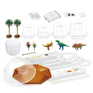 Crystal Growing  - Dinosaur Crystal Terrarium