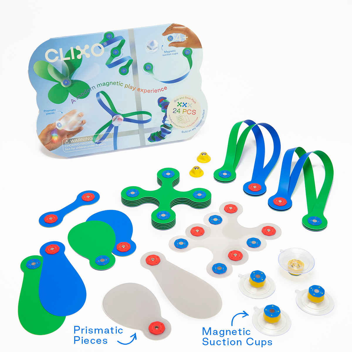 Clixo - Grip & Stick 24PC