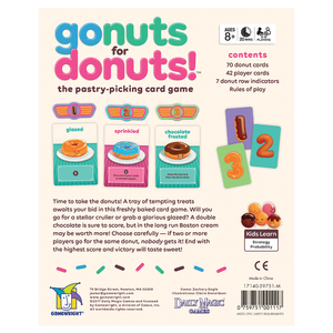 GO NUTS FOR DONUTS CARD GAME