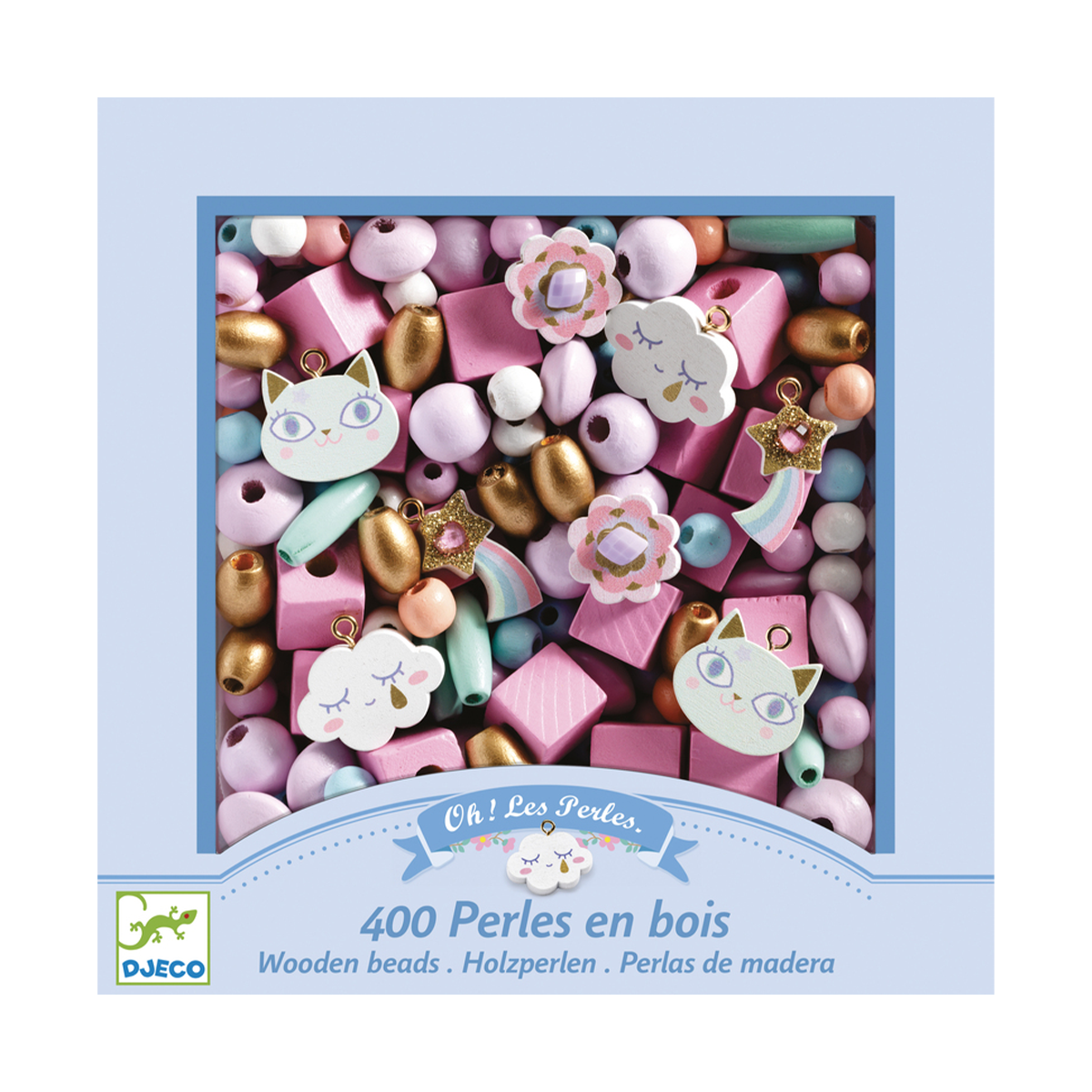 Wooden Beads - Rainbow