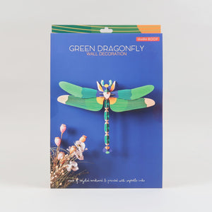 WALL DECORATION - GREEN DRAGONFLY