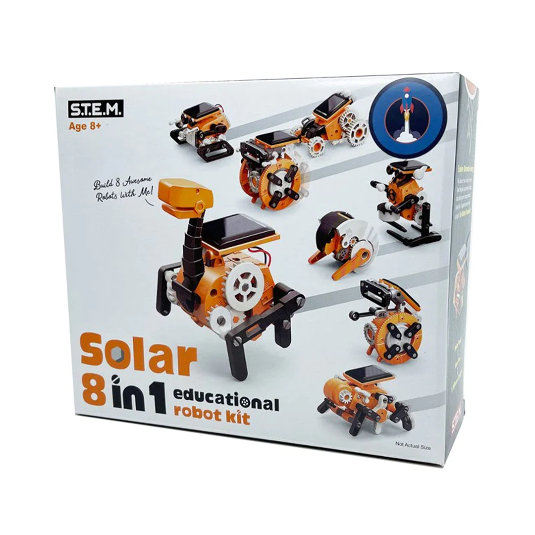 8 IN 1 SOLAR EDUCATIONAL ROBOT KIT